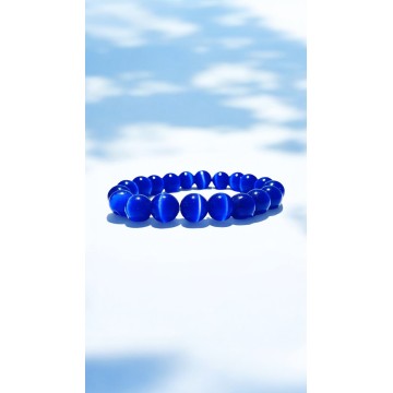 Pulseira Olho de Gato Azul escuro