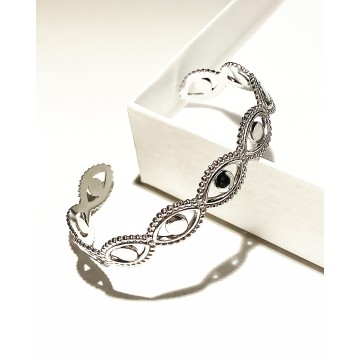 Evil eye slave bracelet