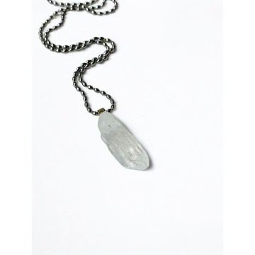 Colar Ponta Quartzo Cristal