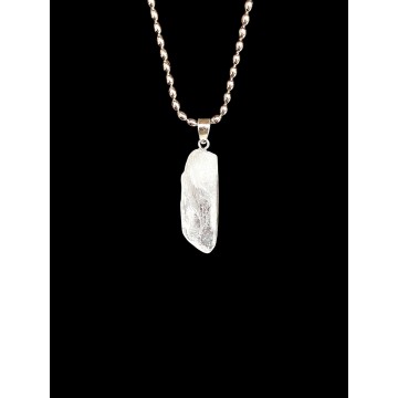 Colar Ponta Quartzo Cristal