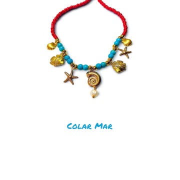 Colar Mar Aço inoxidável