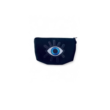 Bolsa Necessaire Preta Olho Turco