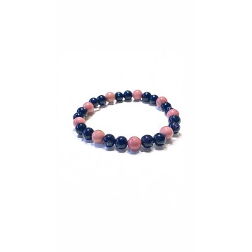 Pulseira proteção crianças Estrela e Rodocrosite