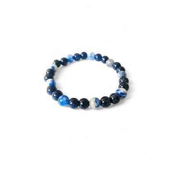 Pulseira Protetora Infantil – Sodalite & Pedra Estrela