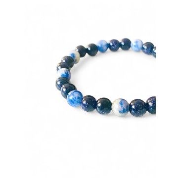 Pulseira Protetora Infantil – Sodalite & Pedra Estrela