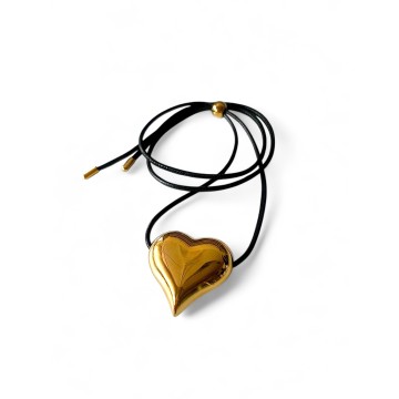Colar Self Love aço inoxidável dourado
