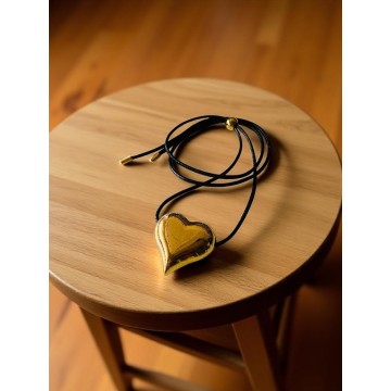 Colar Self Love aço inoxidável dourado