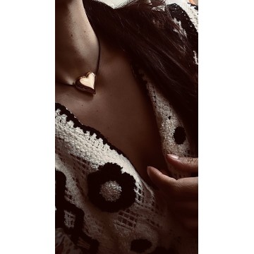 Colar Self Love aço inoxidável dourado