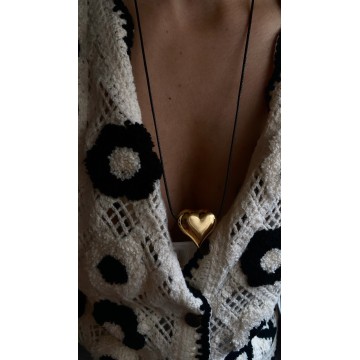 Colar Self Love aço inoxidável dourado