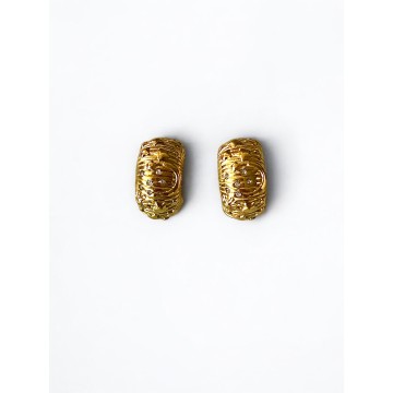 Brincos Moon aço inoxidável dourado