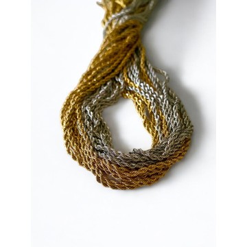 Colar dourado Malha Simplicity – 2mm