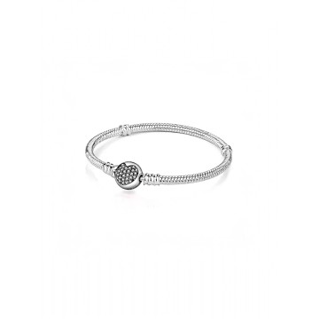 Pulseira dos sonhos coração brilhante prata925
