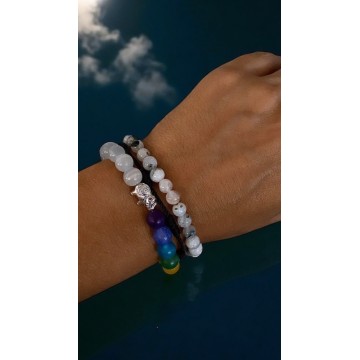Pulseira Pedra Da Lua 6mm