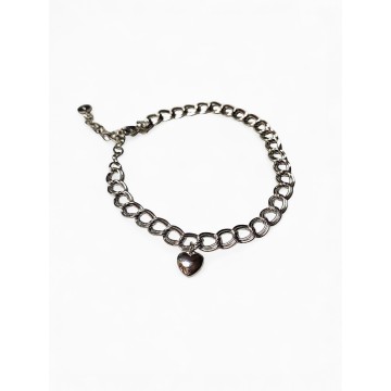 PULSEIRA DE PÉ HEART – AÇO INOXIDÁVEL