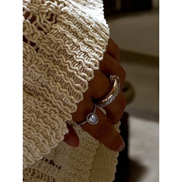 ANEL CRYSTAL TEAR – PRATA 925 E ZIRCÓNIAS