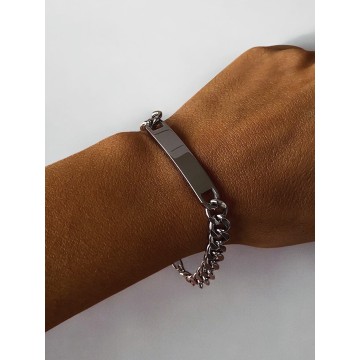 PULSEIRA CUBANA MASCULINA – AÇO 316L