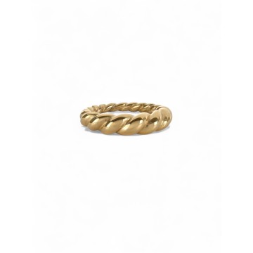 ANEL KARMA AÇO DOURADO