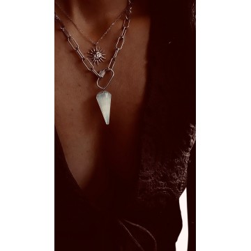 COLAR SELENITE – A PEDRA DA LUZ E DA PUREZA