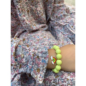 Green bubble bracelet