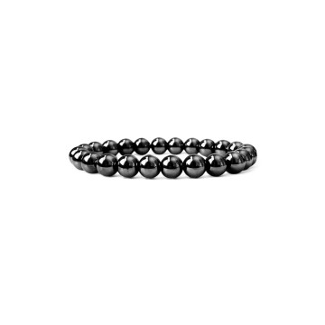 PULSEIRA ENERGIA VITAL – HEMATITE  A Pulseira Energia Vital Hematite