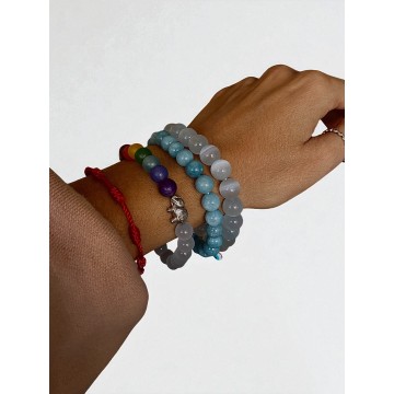 A pulseira de Água Marinha é muito mais do que um simples acessório