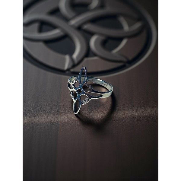 vert ANEL NÓ DA BRUXA PRATEADO AÇO AJUSTAVEL vert ANEL NÓ DA BRUXA PRATEADO AÇO AJUSTAVEL