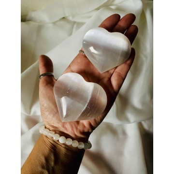 CORAÇÃO DE SELENITE CORAÇÃO DE SELENITE Símbolo de pureza e serenidade