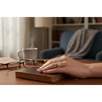 SQUARE RINGS   Brilho, ousadia num design moderno e sofisticado.