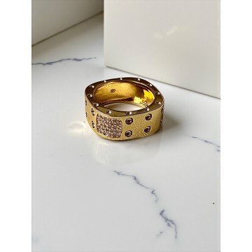 ANEL SQUARE AÇO INOXIDÁVEL