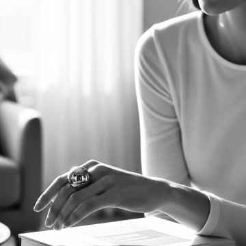 ANEL BUBBLE AÇO INOXIDÁVEL