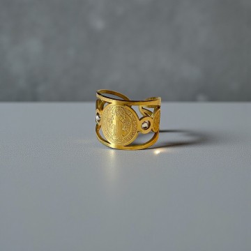 ANEL SÃO BENTO DOURADO