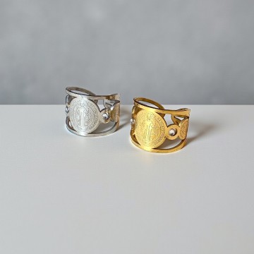 ANEL SÃO BENTO DOURADO