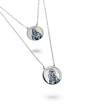 ESCAPULÁRIOS RELIGIOSOS – AÇO INOXIDÁVEL  Os escapulários da Lizyara