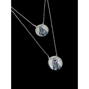 ESCAPULÁRIOS RELIGIOSOS – AÇO INOXIDÁVEL  Os escapulários da Lizyara