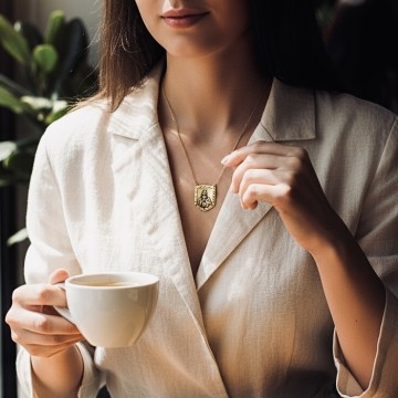 ESCAPULÁRIOS RELIGIOSOS – AÇO INOXIDÁVEL  Os escapulários da Lizyara