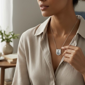 ESCAPULÁRIOS RELIGIOSOS – AÇO INOXIDÁVEL  Os escapulários da Lizyara