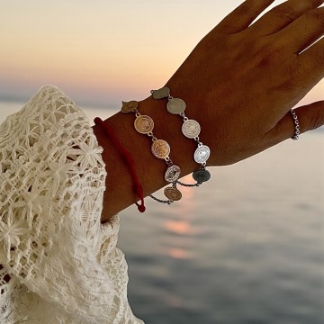 PULSEIRA DAS 5 MEDALHAS DE SÃO BENTO – AÇO INOXIDÁVEL