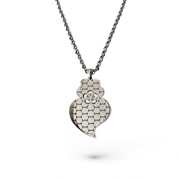 COLAR EM AÇO – ALTA QUALIDADE | CORAÇÃO DE VIANA