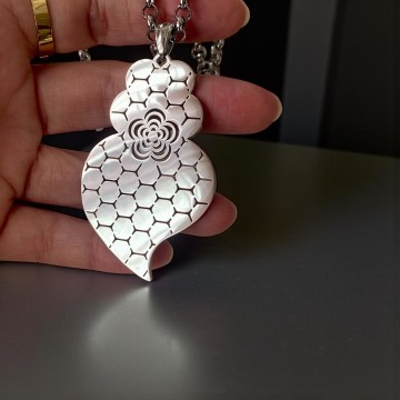 COLAR EM AÇO – ALTA QUALIDADE | CORAÇÃO DE VIANA