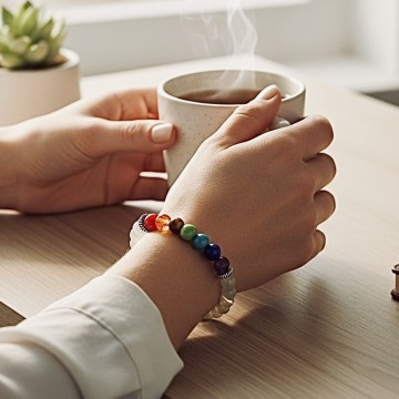 PULSEIRA SETE CHAKRAS E SELENITE