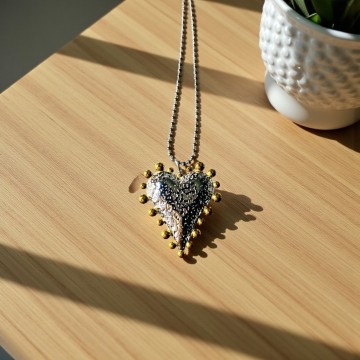 COLAR QUEEN HEART – AÇO INOXIDÁVEL