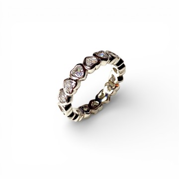 ANEL AMOUR CORAÇÕES ZIRCÓNIAS