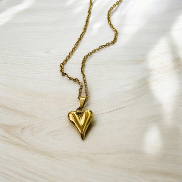 COLAR LITTLE HEART AÇO