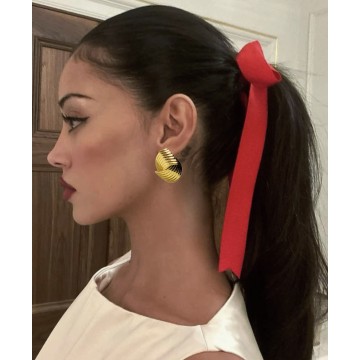 BRINCOS CLAIRE AÇO DOURADO