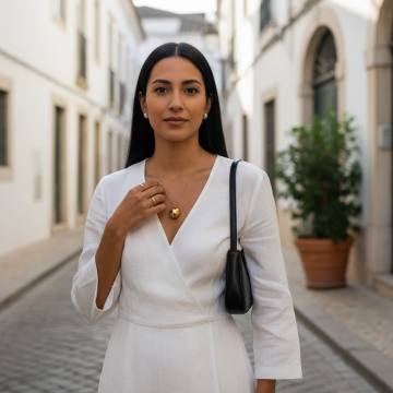 COLAR CHAMADOR DE ANJOS DOURADO