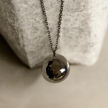 COLAR CHAMADOR DE ANJOS PRATEADO