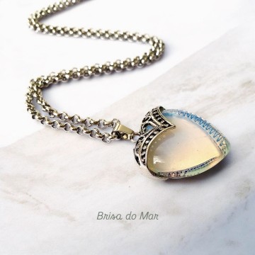 COLAR BRISA DO MAR OPALINA