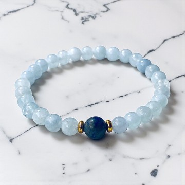 PULSEIRA 2026 – PULSEIRA DOS DESEJOS – ÁGUA MARINHA E LÁPIS LAZULI