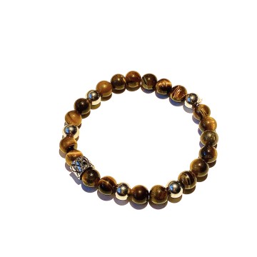 Tiger eye man bracelet