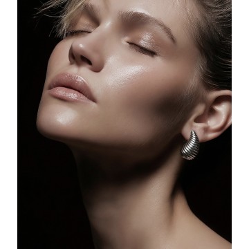 BRINCOS DROP TEXTURA RISCAS